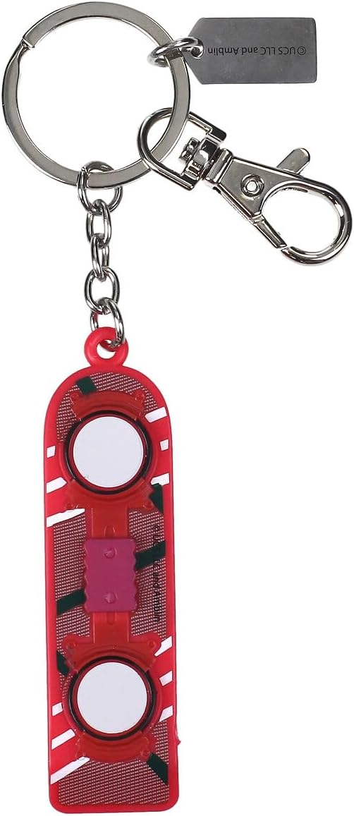 Back to the Future Marty McFly Hoverboard Keyring front view