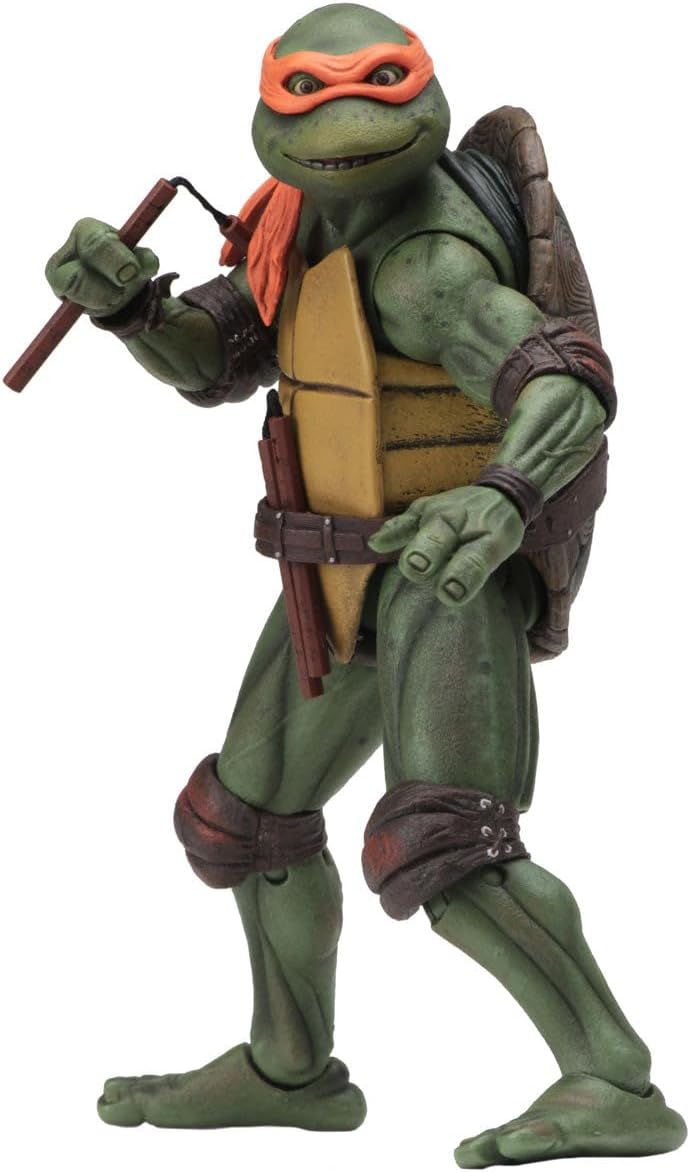 NECA Teenage Mutant Ninja Turtles 1990 Movie 7” Action Figure Turtles (4)Bundle