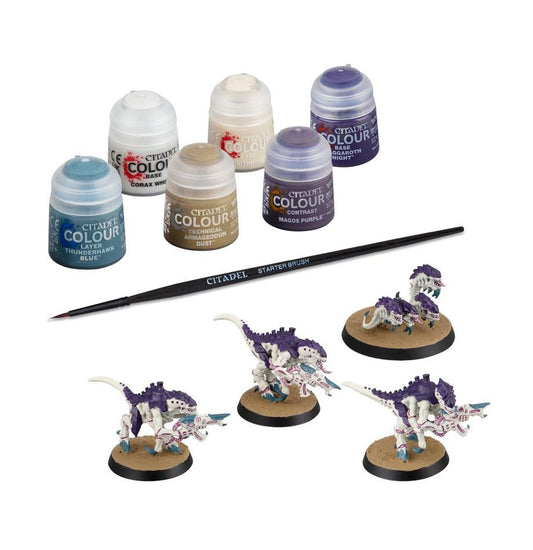 Tyranids: Termagants and Ripper Swarm + Paints Set, alternate view