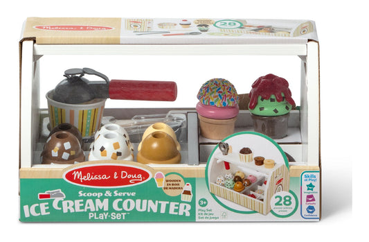 Melissa & Doug - Wooden Ice Cream Counter - Image