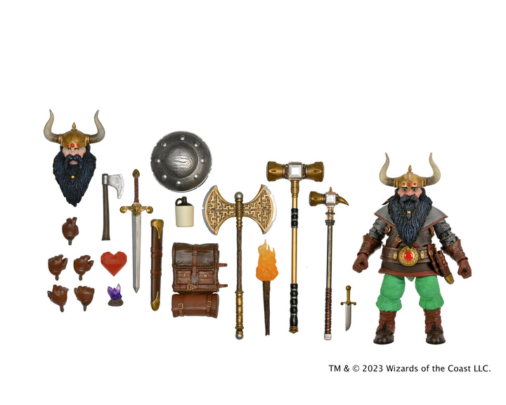 Dungeons & Dragons Ultimate Elkhorn the Good Dwarf Fighter 7" Action Figure
