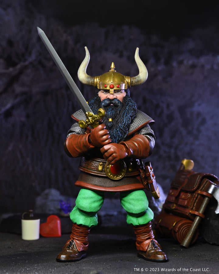 Dungeons & Dragons Ultimate Elkhorn the Good Dwarf Fighter 7" Action Figure