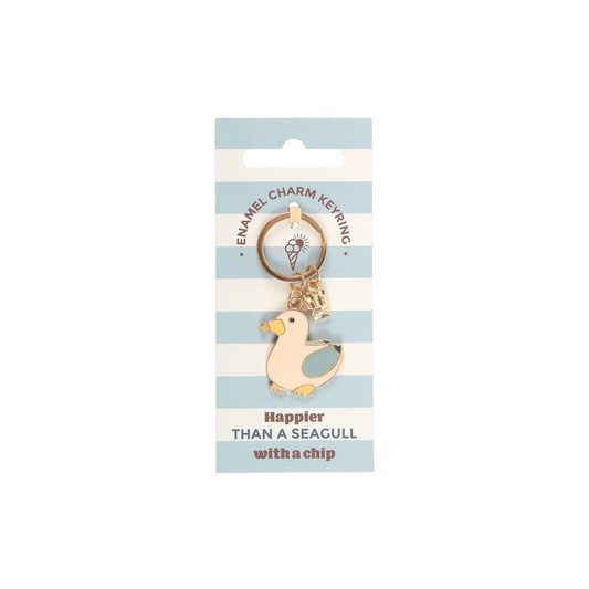 Seagull and Chips Keyring, alternate view