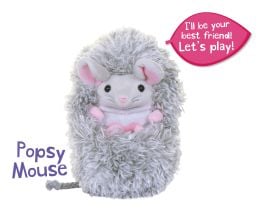 Curlimals Popsy Mouse Interactive Plush Toy