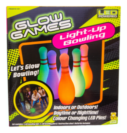 Glow Games Light Up Bowling Set Indoor Outdoor Toy