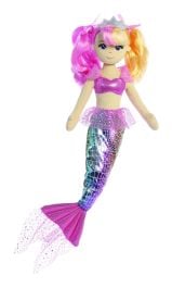 Aurora Sea Rose Sea Sparkles Mermaid Plush Toy