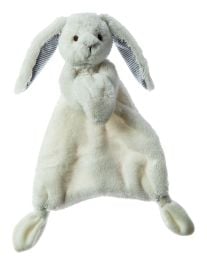 Mary Meyers Silky Bunny Lovey White, alternate view