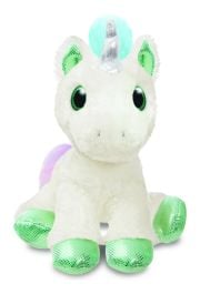Sparkle Tales Unicorn Bubbles Cream 12" Plush