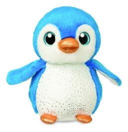 Sparkle Tales Seaweed Penguin Blue 7" Plush