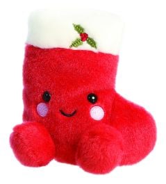 Palm Pals Christmas Holly Stocking 5" Plush