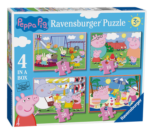Peppa Pig 4 in a Box Jigsaw Puzzle, alternate view