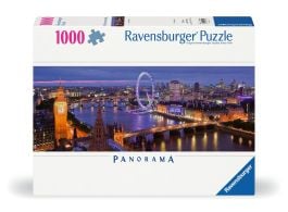 London At Night Panoramic 1000 Piece Puzzle