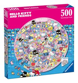 Hello Kitty Circular 500 Piece Puzzle