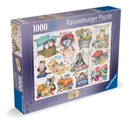 Crazy Cats A Cat's Year 1000 Piece Puzzle
