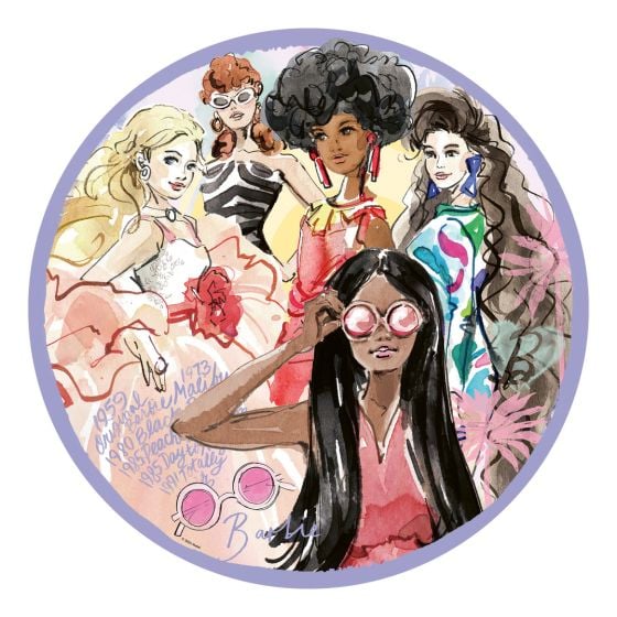 Barbie 500 Piece Circular Puzzle