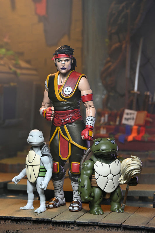 TMNT: Comic Book Series The Last Ronin The Lost Years Casey Marie with Baby Odyn and Uno 7" Scale Action Figure (Pre-Order December 2025)