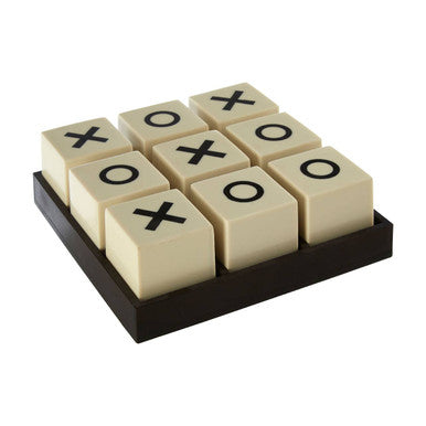 Churchill Games Small White and Black Noughts & Crosses Game, alternate view