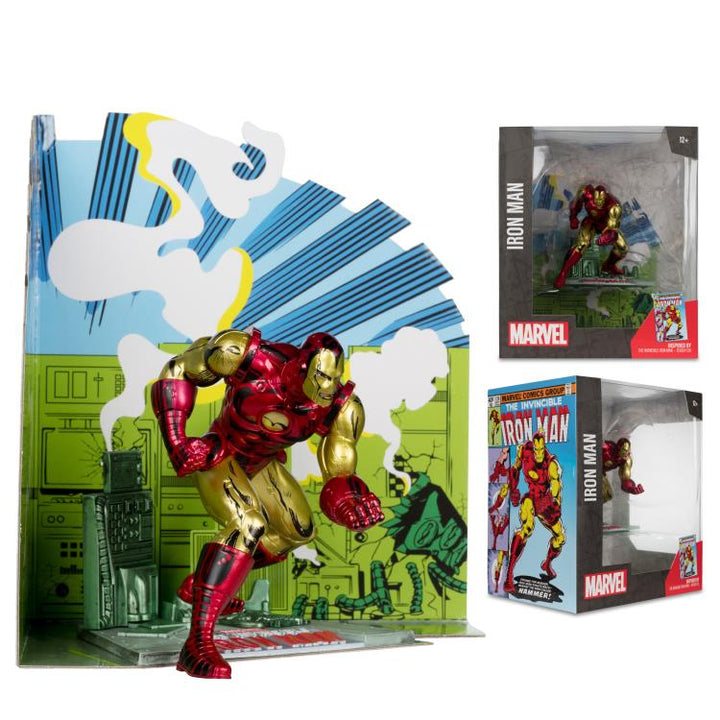 McFarlane Marvel Comics Iron Man (The Invincible Iron Man #126) 1/10 Scale Figure