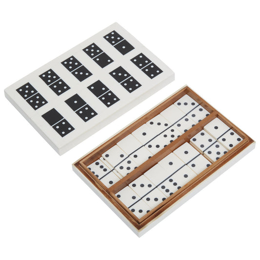 Churchill Games Black and White Domino Box Set, alternate view