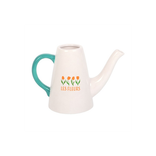Les Fleurs Tulip Ceramic Watering Can, alternate view