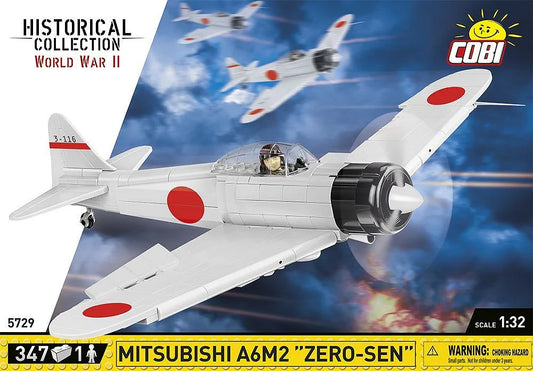Cobi 5729 World War II Mitsubishi A6M2 Zero 347 pcs - Image 2
