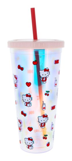 Hello Kitty Beaker & Straw