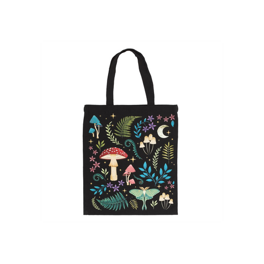 Dark Forest Print Polycotton Tote Bag, alternate view