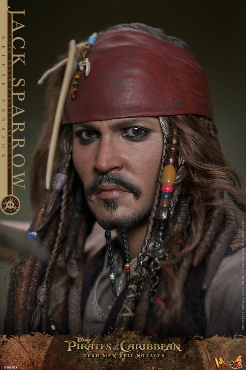 Hot Toys Pirates of the Caribbean Dead Men Tell No Tales Captain Jack Sparrow (Deluxe Version) 1/6th Scale Figure
