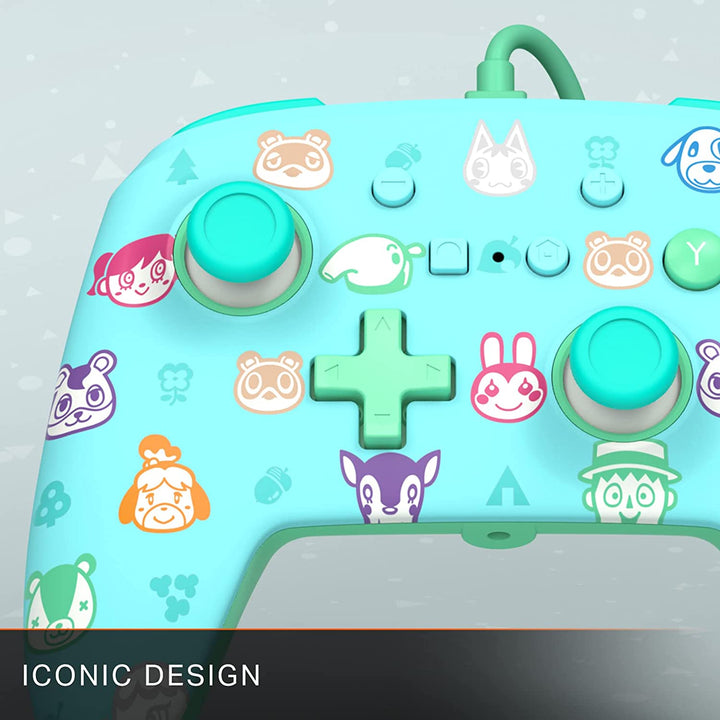 PowerA Enhanced Wired Animal Crossing Controller for Nintendo Switch
