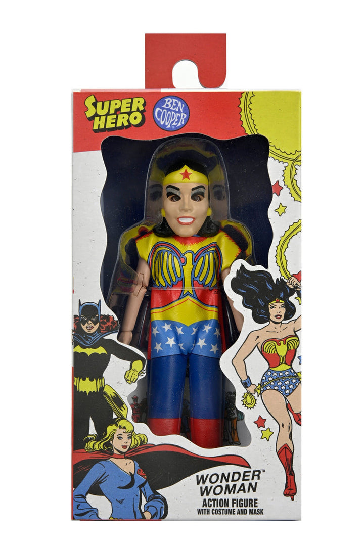Ben Cooper Costume Series: 6" 5-Piece (Batgirl, Batman, Joker, Superman, Wonder Woman) Clothed Figures
