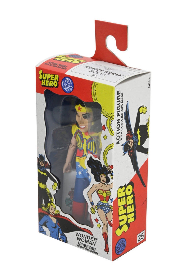Ben Cooper Costume Series: 6" 5-Piece (Batgirl, Batman, Joker, Superman, Wonder Woman) Clothed Figures