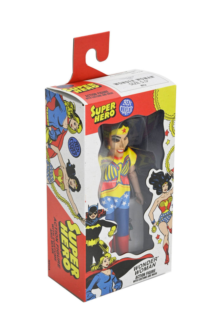 Ben Cooper Costume Series: 6" 5-Piece (Batgirl, Batman, Joker, Superman, Wonder Woman) Clothed Figures