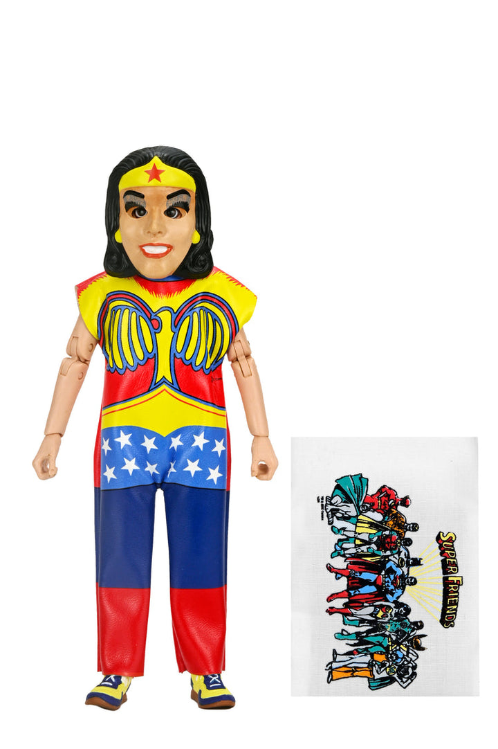Ben Cooper Costume Series: 6" 5-Piece (Batgirl, Batman, Joker, Superman, Wonder Woman) Clothed Figures