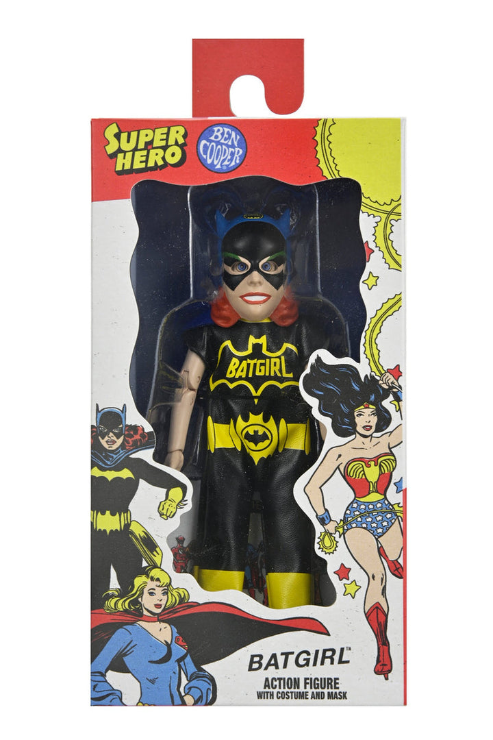 Ben Cooper Costume Series: 6" 5-Piece (Batgirl, Batman, Joker, Superman, Wonder Woman) Clothed Figures