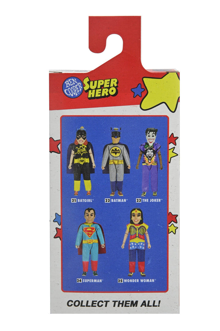 Ben Cooper Costume Series: 6" 5-Piece (Batgirl, Batman, Joker, Superman, Wonder Woman) Clothed Figures