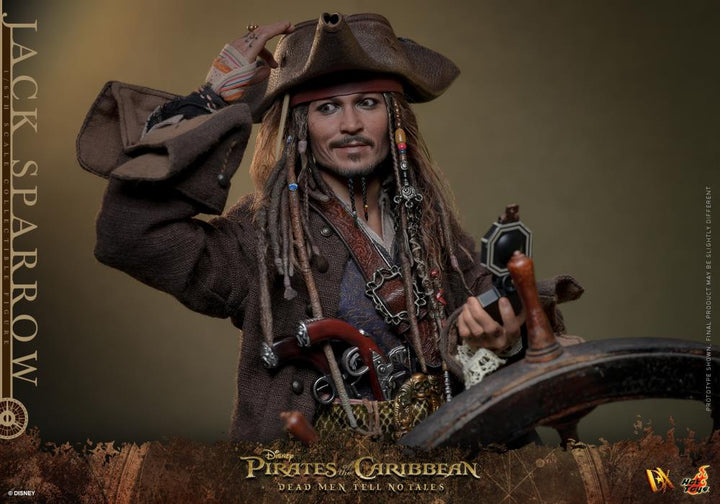 Hot Toys Pirates of the Caribbean Dead Men Tell No Tales Captain Jack Sparrow (Deluxe Version) 1/6th Scale Figure