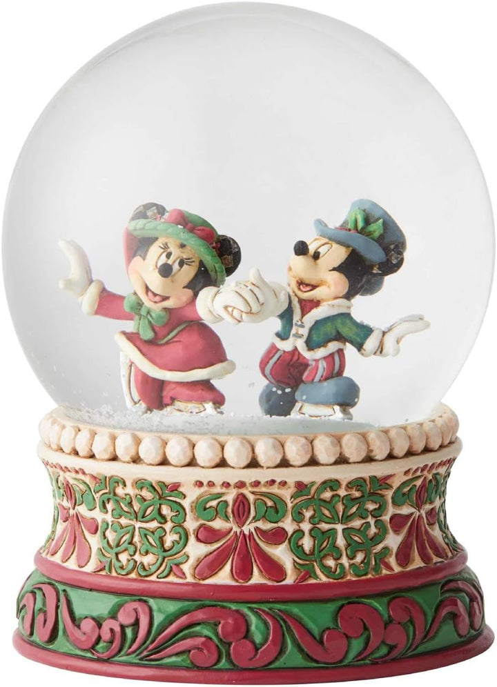 Disney Traditions Victorian Mickey and Minnie Mouse Christmas Disney Snow Globe
