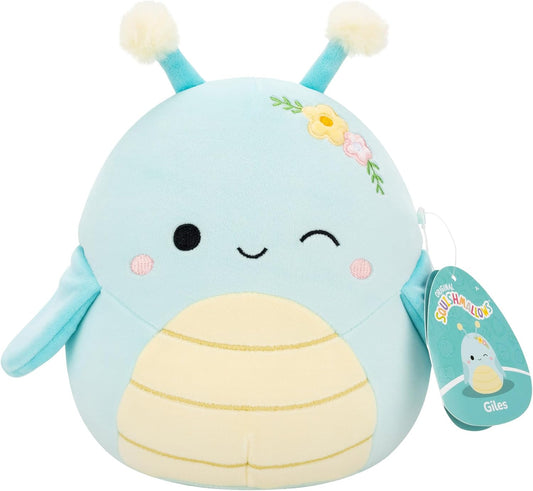 Squishmallows - 7.5'' Giles The Winking Blue Grasshopper Plush, alternate view