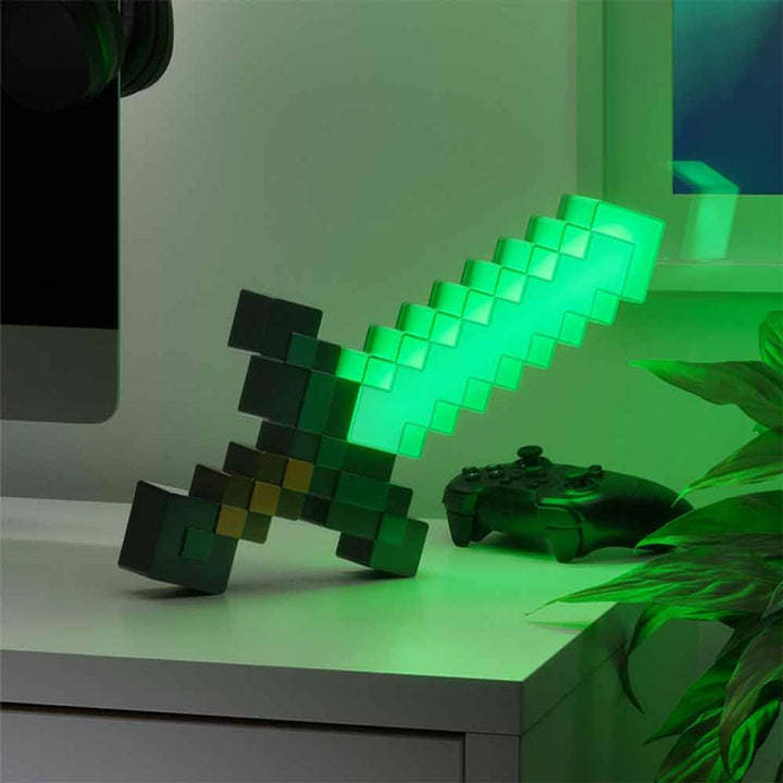 Minecraft Diamond Sword Light Up Lamp
