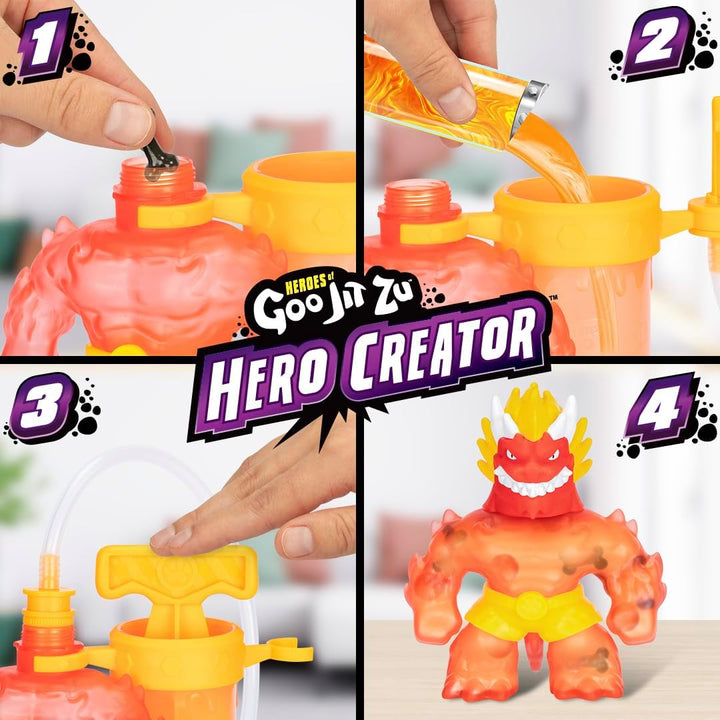 Heroes Of Goo Jit Zu Blazagon Hero Creator Action Figure Pack