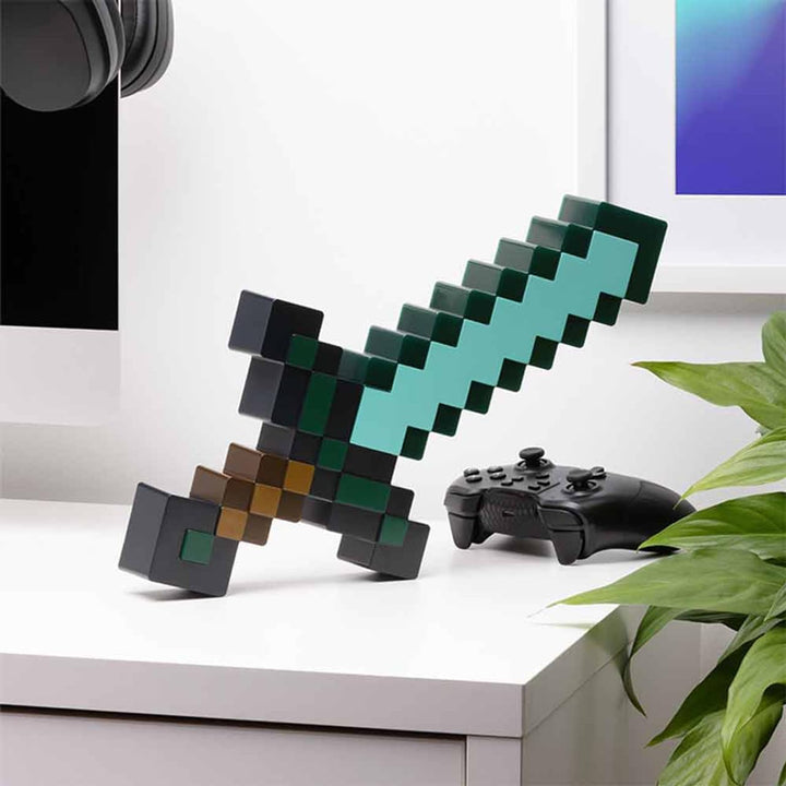 Minecraft Diamond Sword Light Up Lamp