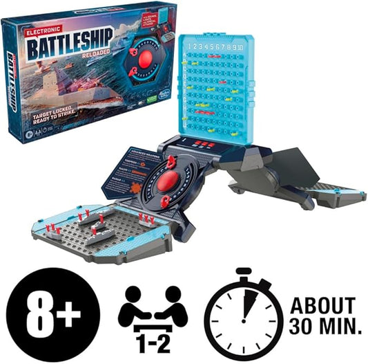 Hasbro Gaming Electronic Battleship Reloaded Board Game, alternate view