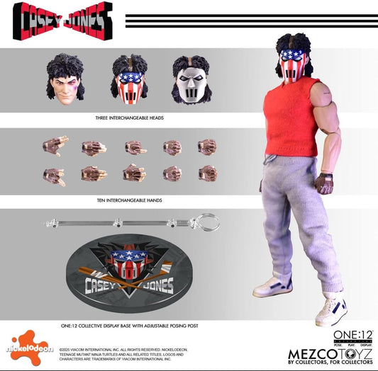 Casey Jones Teenage Mutant Ninja Turtles One:12 Collective Action Figure (view 2)