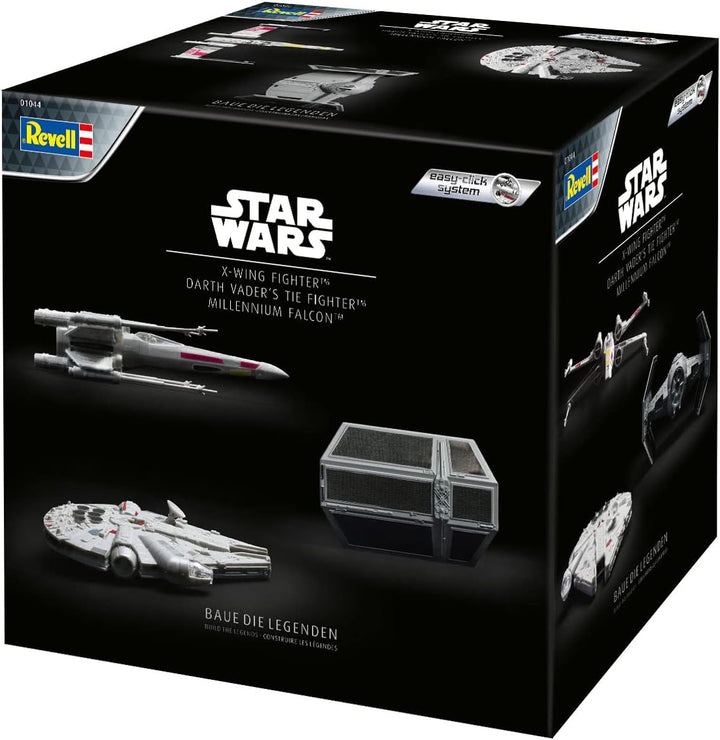 Star Wars X-Wing, Millennium Falcon, Darth Vader's Tie Fighter 2023 Advent Calendar