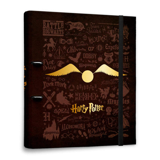 Premium 2 Ring Binder File Folder Harry Potter Glasses view 2