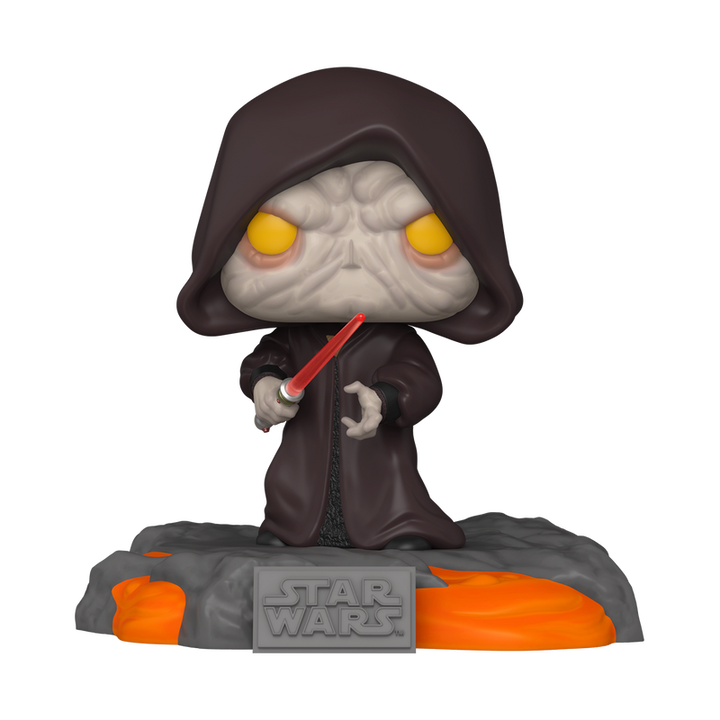 Star Wars Red Saber Series Volume 1 Darth Sidious Glow in the Dark Deluxe Funko Pop! Vinyl Figure