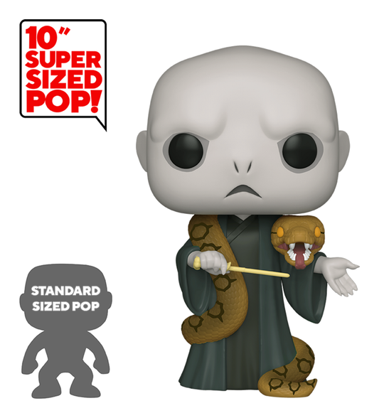 Pop! Jumbo - Harry Potter 10" Voldemort with Nagini - Image