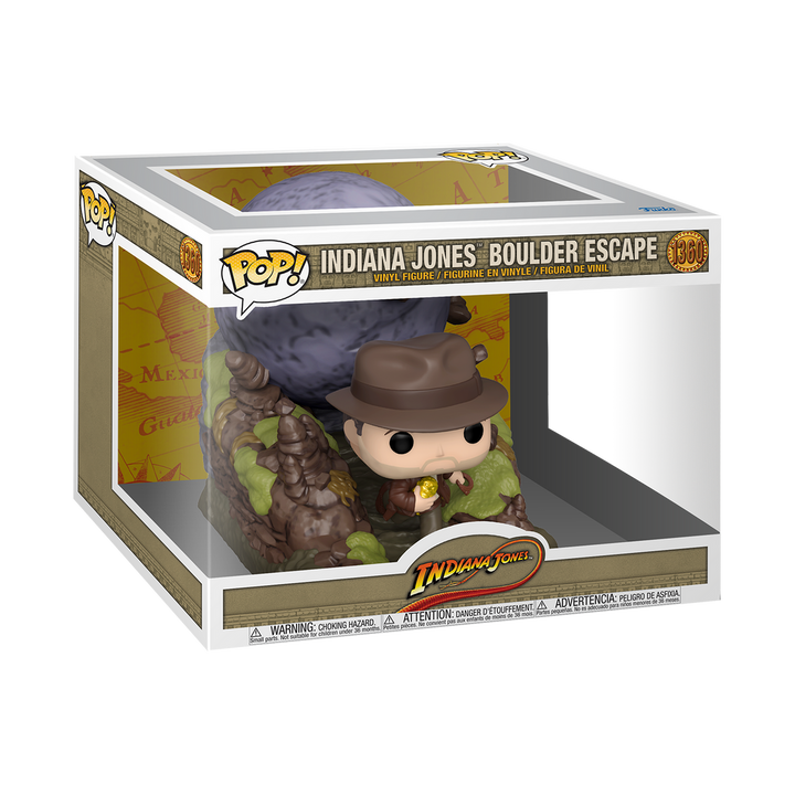Indiana Jones Boulder Escape POP! Movie Moments Vinyl Figures