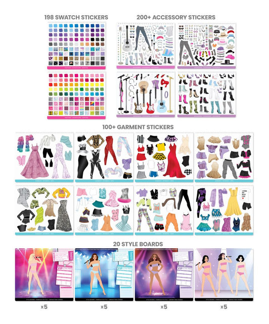 Fashion Angels Live! Concert Sketch & Sticker Stylist - Image