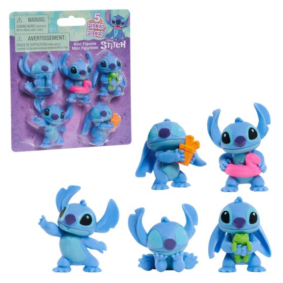 Disney Stitch Figure Pack 2.5 Inch 5 Pack